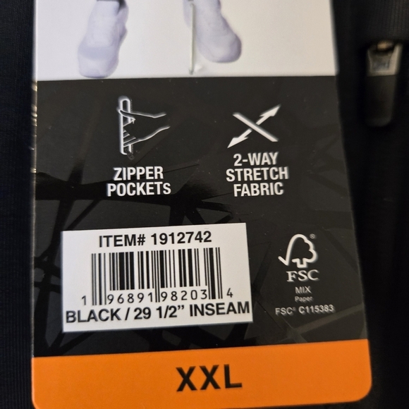 NEW Spyder Active Mens Black Athletic Pants Size XXL - Picture 6 of 15